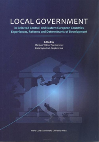 Okładka:Local Government in Selected Central and Eastern European Countries 