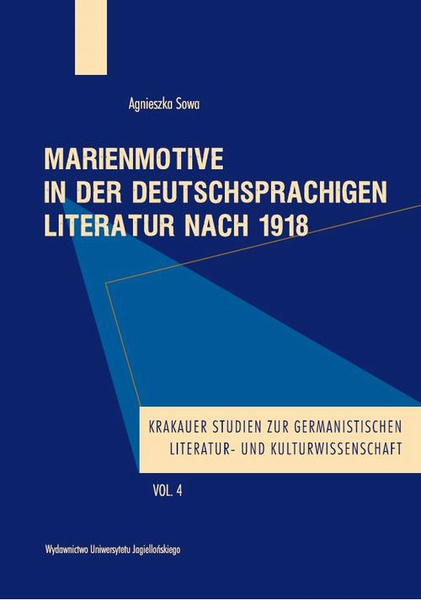 Okładka:Marienmotive in der deutschsprachigen Literatur nach 1918 