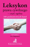 ebook Leksykon prawa cywilnego - część ogólna 100 podstawowych haseł - Ewa Bagińska