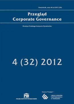 ebook Przegląd Corporate Governance 4 (32) 2012