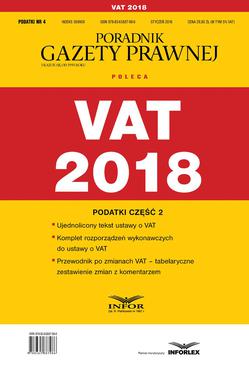 ebook VAT 2018. Podatki cześć 2