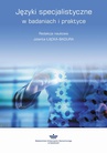 ebook Języki specjalistyczne w badaniach i praktyce - 