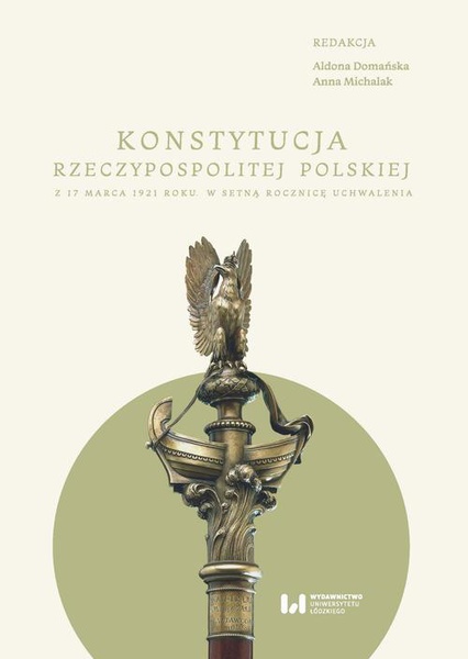 Okładka:Konstytucja Rzeczypospolitej z 17 marca 1921 r. 