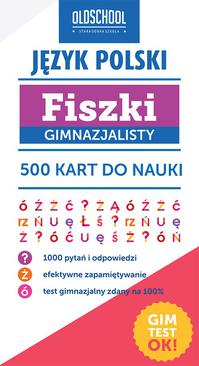 ebook Język polski. Fiszki gimnazjalisty. 500 kart do nauki
