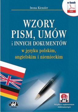 ebook Wzory pism, umów i innych dokumentów w języku polskim, angielskim i niemieckim
