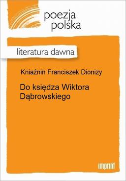 ebook Do księdza Wiktora Dąbrowskiego