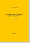 ebook Słownik bibliograficzny języka polskiego Tom 4 (L-Nić) - Jan Wawrzyńczyk