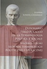 ebook Dizionario italo-polacco della terminologia politica e sociale. Włosko-polski słownik terminologii p - Joanna Sondel-Cedarmas