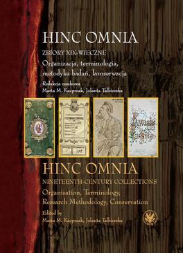 ebook Hinc Omnia. Zbiory XIX-wieczne