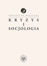 ebook Kryzys i socjologia - Krzysztof Wielecki