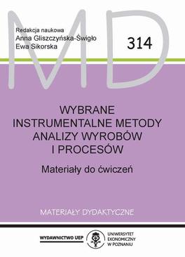 ebook Wybrane instrumentalne metody analizy wyrobów i procesów
