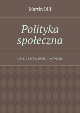 ebook Polityka społeczna