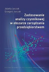 ebook Zastosowanie analizy czynnikowej w obszarze zarządzania przedsiębiorstwem - Jolanta Jurczak,Grzegorz Jurczak