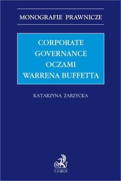 ebook Corporate governance oczami Warrena Buffetta