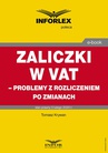 ebook Zaliczki w VAT – problemy z rozliczeniem po zmianach - Tomasz Krywan