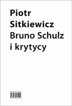 ebook Bruno Schulz i krytycy. Recepcja twórczości Brunona Schulza w latach 1921–1939