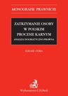 ebook Zatrzymanie osoby w polskim procesie karnym - Łukasz Cora