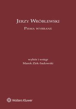 ebook Jerzy Wróblewski. Pisma wybrane