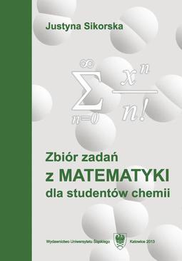 ebook Zbiór zadań z matematyki dla studentów chemii. Wyd. 5.