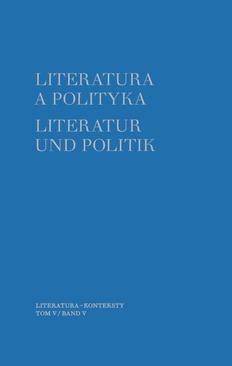 ebook Literatura a polityka. Literatur und Politik. Tom 5