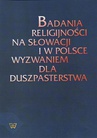 ebook Badania religijności na Słowacji i w Polsce wyzwaniem dla duszpasterstwa - Tomasz Wielebski