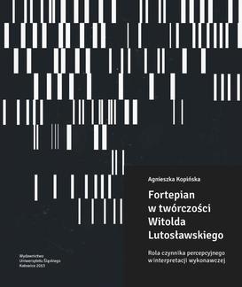 ebook Fortepian w twórczości Witolda Lutosławskiego