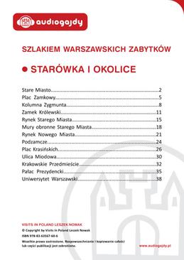 ebook Starówka i okolice. Szlakiem warszawskich zabytków