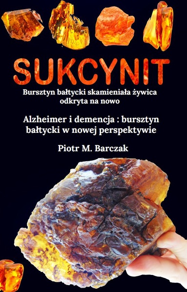 Okładka:Sukcynit. Bursztyn bałtycki skamieniała życica odkryta na nowo 