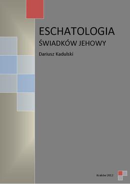 ebook Eschatologia Świadków Jehowy