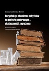 ebook Dezynfekcja chemiczna zabytków na podłożu papierowym - skuteczność i zagrożenia - Joanna Karbowska-Berent