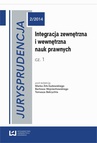 ebook Integracja zewnętrzna i wewnętrzna nauk prawnych. Cz. 1 - Marek Zirk-Sadowski,Bartosz Wojciechowski,Tomasz Bekrycht