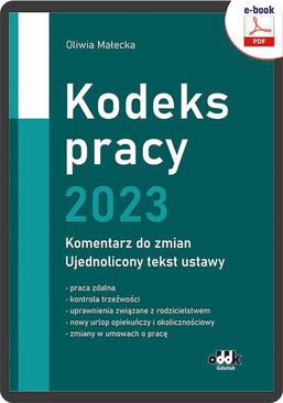 ebook Kodeks pracy 2023 – komentarz do zmian – ujednolicony tekst ustawy (e-book)