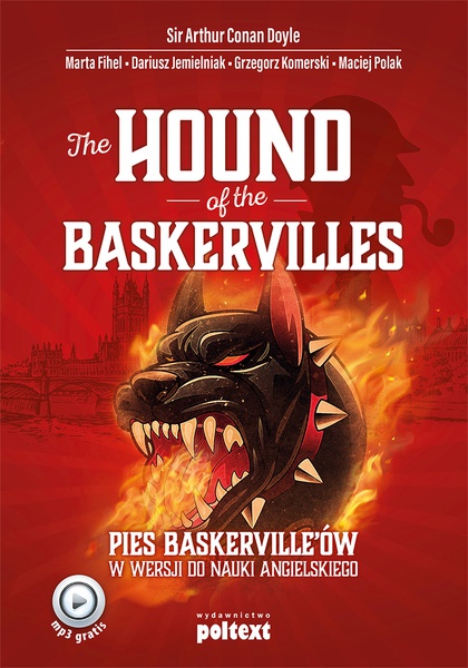 Okładka:The Hound of the Baskervilles. Pies Baskerville\'ów w wersji do nauki angielskiego 