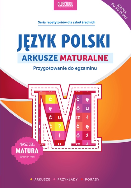 Okładka:Język polski. Arkusze maturalne 