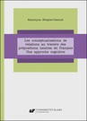ebook Les conceptualisations de relations au travers des prépositions neutres en français. Une approche cognitive - Katarzyna Kwapisz-Osadnik