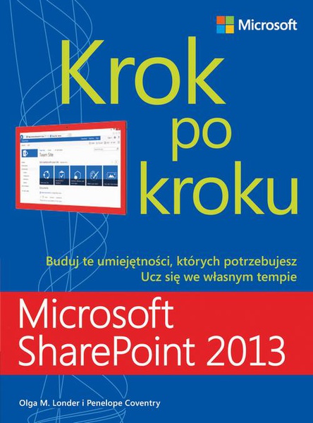 Okładka:Microsoft SharePoint 2013 Krok po kroku 