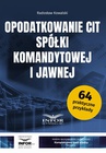 ebook Opodatkowanie CIT spółki komandytowej i jawnej - Radosław Kowalski
