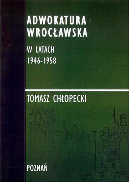 ebook Adwokatura Wrocławska w latach 1946-1958