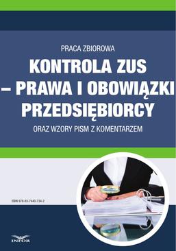 ebook Kontrola ZUS - prawa i obowiązki przedsiębiorcy  oraz wzory pism z komentarzem