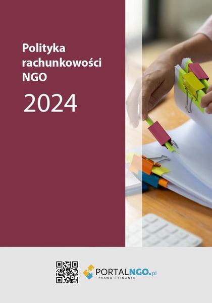 Okładka:Polityka rachunkowości NGO 2024 