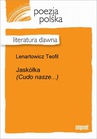 ebook Jaskółka (Cudo nasze...) - Teofil Lenartowicz