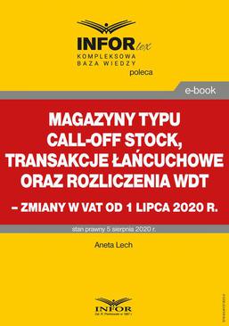ebook Magazyny typu call-off stock, transakcje łańcuchowe oraz rozliczenia WDT