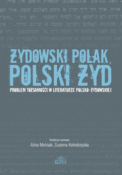 Okładka:Żydowski Polak, polski Żyd. Problem tożsamości w literaturze polsko-żydowskiej 