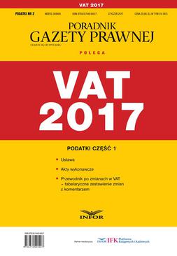 ebook Podatki cz.1 VAT 2017