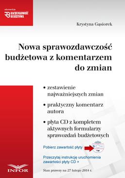 ebook Nowa sprawozdawczość budżetowa z komentarzem
