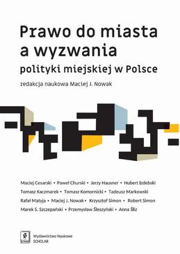 ebook Prawo do miasta a wyzwania polityki miejskiej w Polsce