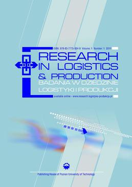 ebook Research in Logistics & Production - Badania w dziedzinie logistyki i produkcji, Vol. 1, No. 1, 2011