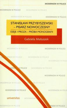 ebook Stanisław Przybyszewski pisarz nowoczesny