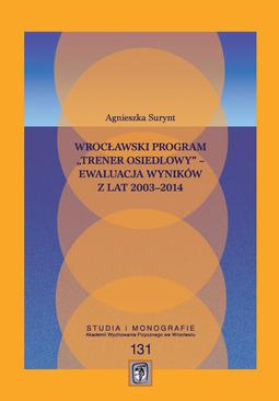ebook Wrocławski program „Trener Osiedlowy” – ewaluacja wyników z lat 2003–2014