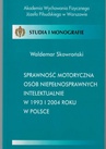 ebook Sprawność motoryczna osób niepełnosprawnych intelektualnie w 1993 i 2004 roku w Polsce - Waldemar Skowroński